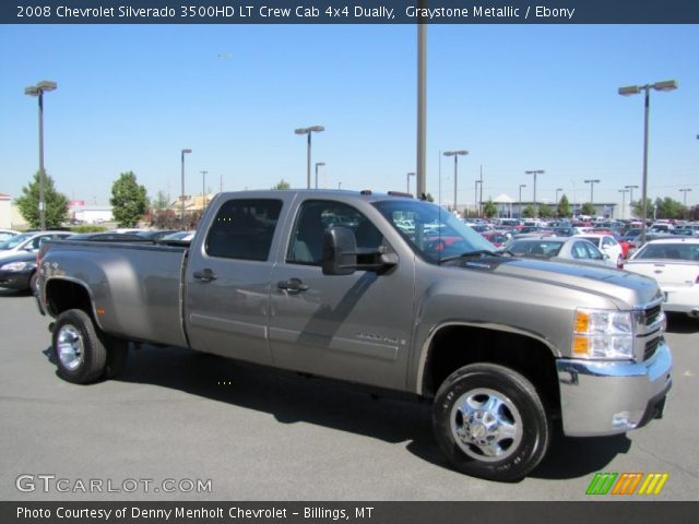 2008 Chevrolet Silverado 3500HD LT Crew Cab 4x4 Dually in Graystone Metallic