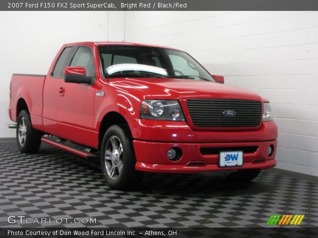 2007 Ford F150 FX2 Sport SuperCab in Bright Red