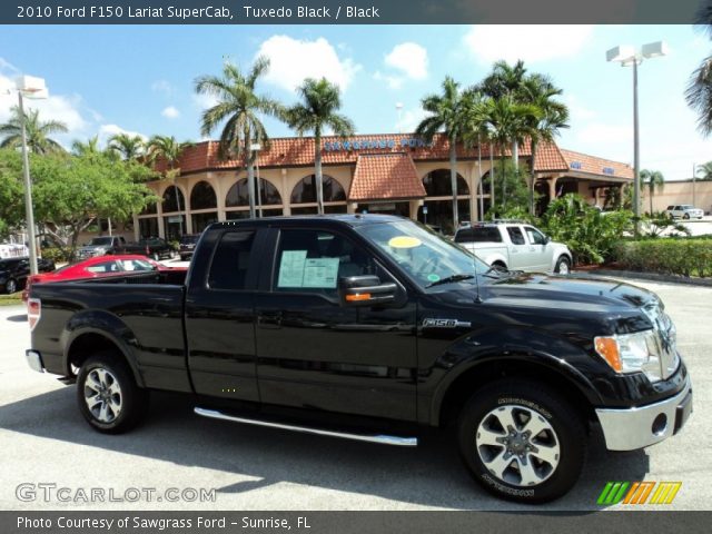 2010 Ford F150 Lariat SuperCab in Tuxedo Black