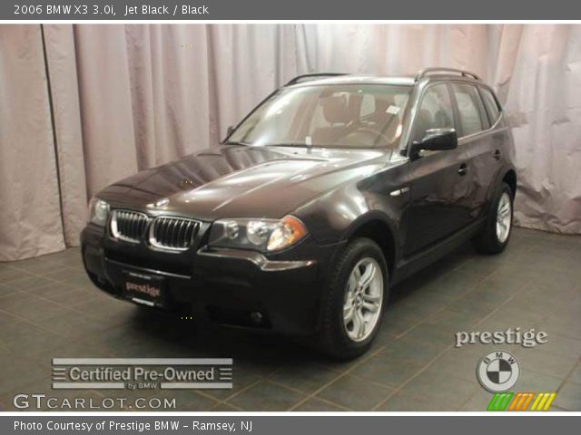 2006 BMW X3 3.0i in Jet Black