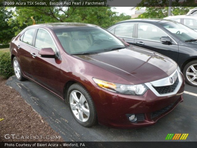 2009 Acura TSX Sedan in Basque Red Pearl