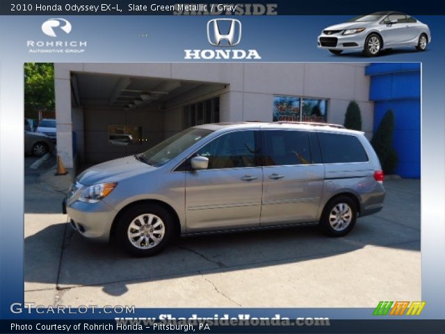 2010 Honda Odyssey EX-L in Slate Green Metallic