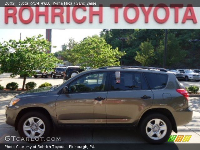 2009 Toyota RAV4 4WD in Pyrite Mica
