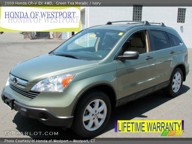 2009 Honda CR-V EX 4WD in Green Tea Metallic