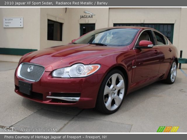 2010 Jaguar XF Sport Sedan in Radiance Red Metallic