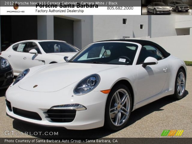 2012 Porsche New 911 Carrera Cabriolet in Carrara White