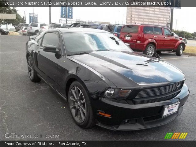 2011 Ford Mustang GT/CS California Special Coupe in Ebony Black