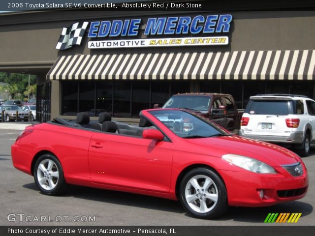 2006 Toyota Solara SE V6 Convertible in Absolutely Red