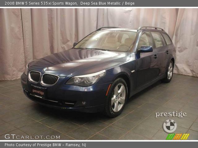 2008 BMW 5 Series 535xi Sports Wagon in Deep Sea Blue Metallic