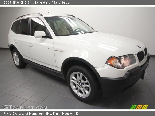 2005 BMW X3 2.5i in Alpine White