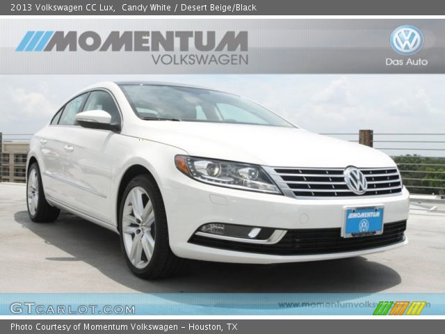 2013 Volkswagen CC Lux in Candy White