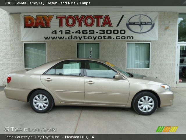 2005 Toyota Camry LE in Desert Sand Mica