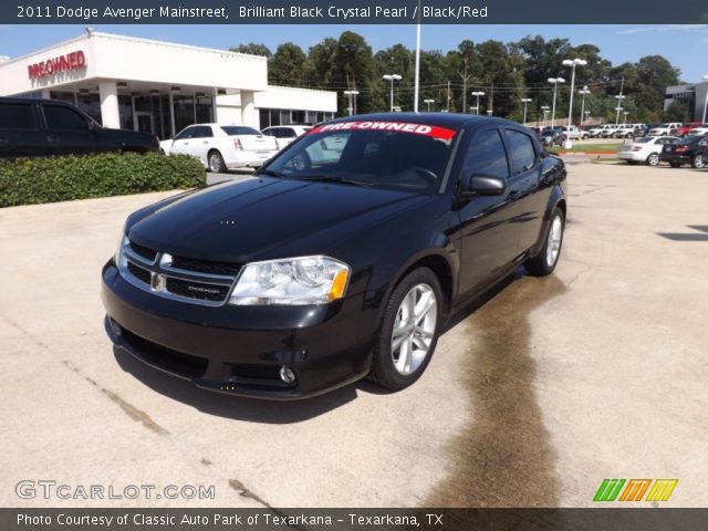 2011 Dodge Avenger Mainstreet in Brilliant Black Crystal Pearl