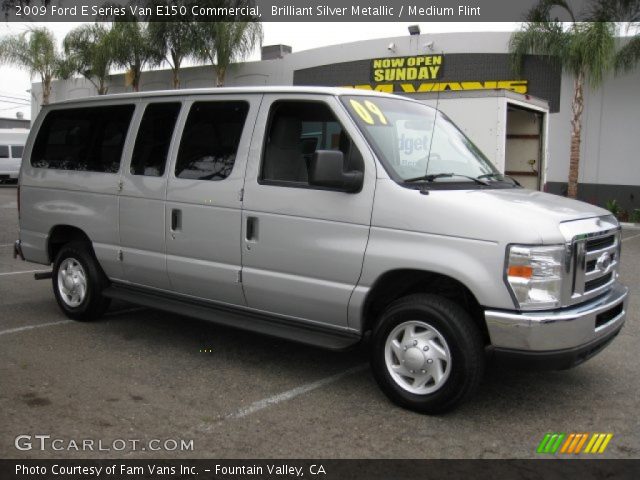 2009 Ford E Series Van E150 Commercial in Brilliant Silver Metallic