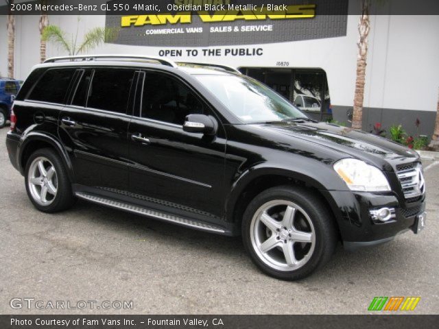 2008 Mercedes-Benz GL 550 4Matic in Obsidian Black Metallic