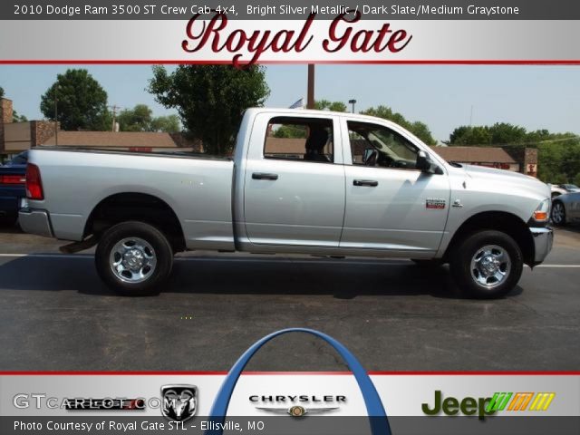 2010 Dodge Ram 3500 ST Crew Cab 4x4 in Bright Silver Metallic