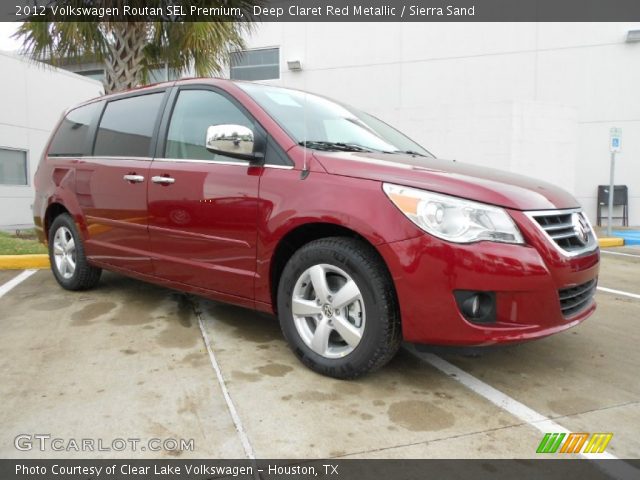2012 Volkswagen Routan SEL Premium in Deep Claret Red Metallic