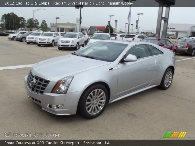 2012 Cadillac CTS Coupe in Radiant Silver Metallic