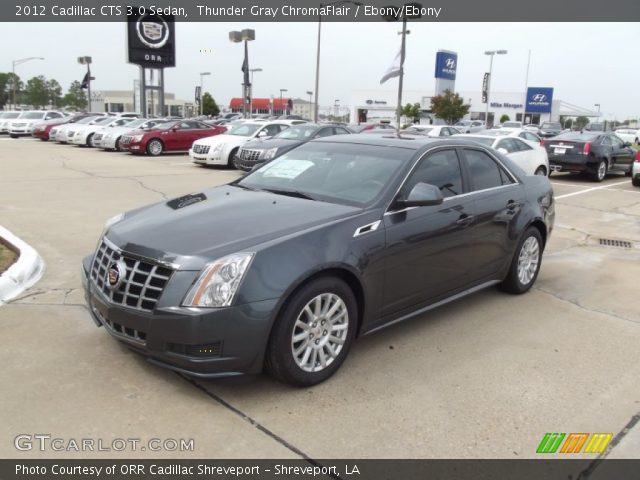 2012 Cadillac CTS 3.0 Sedan in Thunder Gray ChromaFlair
