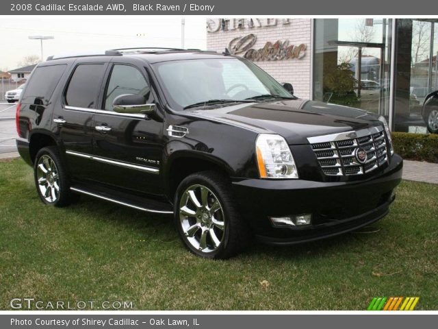 2008 Cadillac Escalade AWD in Black Raven