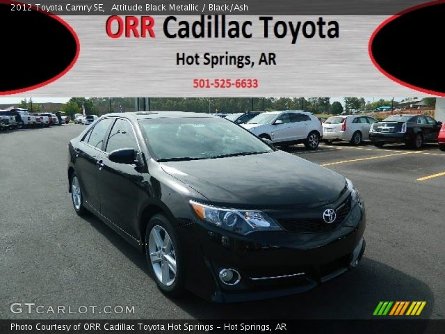 2012 Toyota Camry SE in Attitude Black Metallic