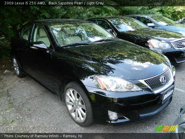 2009 Lexus IS 250 AWD in Black Sapphire Pearl