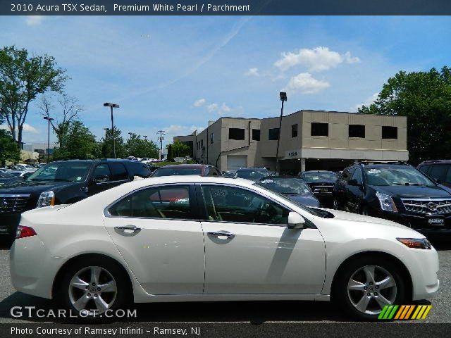 2010 Acura TSX Sedan in Premium White Pearl