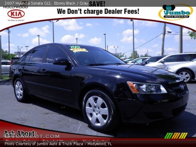 2007 Hyundai Sonata GLS in Ebony Black