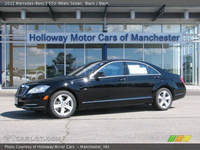 2012 Mercedes-Benz S 550 4Matic Sedan in Black