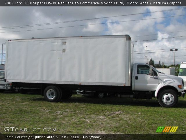 2003 Ford F650 Super Duty XL Regular Cab Commerical Moving Truck in Oxford White
