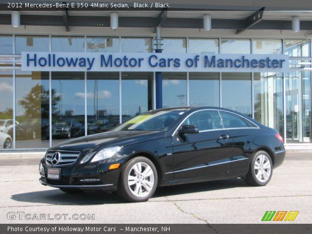2012 Mercedes-Benz E 350 4Matic Sedan in Black