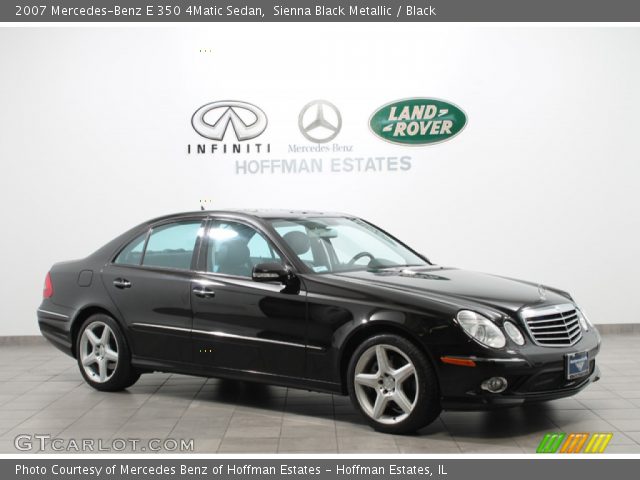 2007 Mercedes-Benz E 350 4Matic Sedan in Sienna Black Metallic