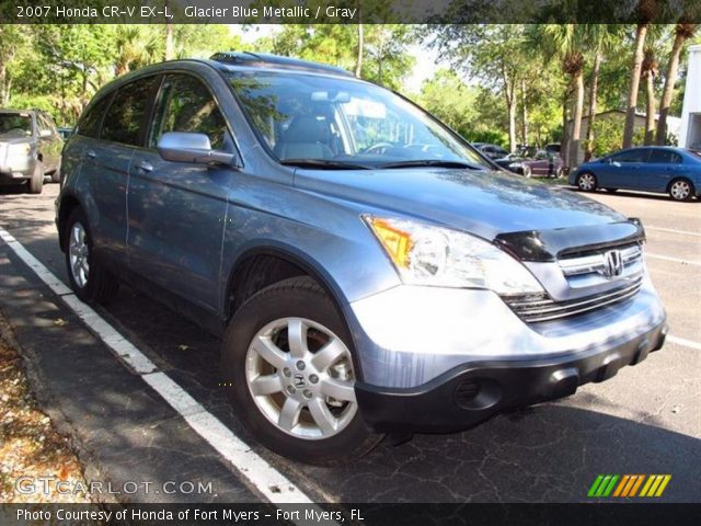 2007 Honda CR-V EX-L in Glacier Blue Metallic