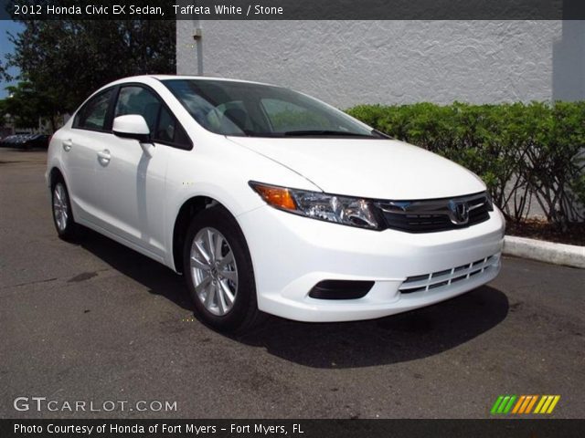2012 Honda Civic EX Sedan in Taffeta White