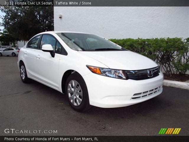 2012 Honda Civic LX Sedan in Taffeta White