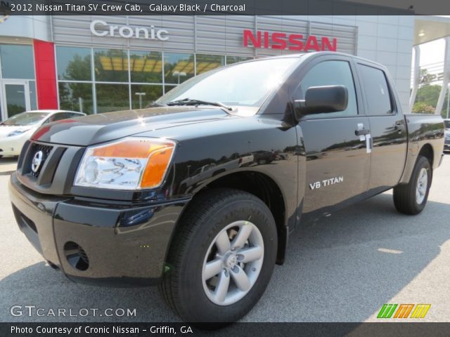 2012 Nissan Titan SV Crew Cab in Galaxy Black