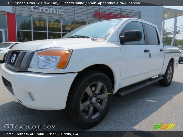 2012 Nissan Titan SV Crew Cab in Blizzard White