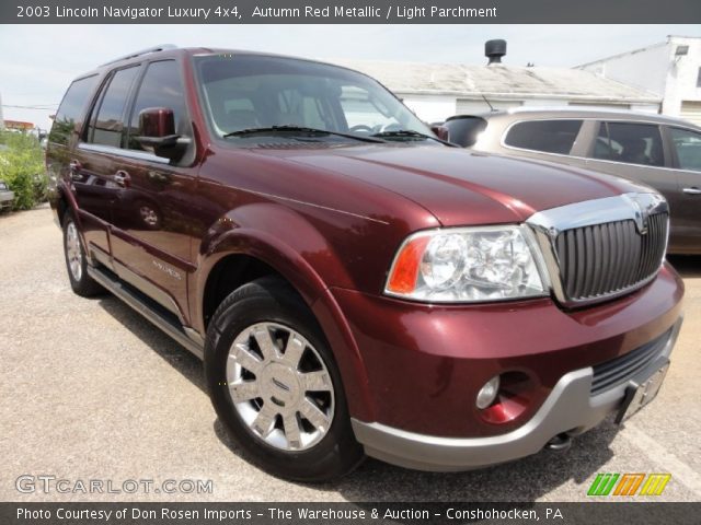 2003 Lincoln Navigator Luxury 4x4 in Autumn Red Metallic