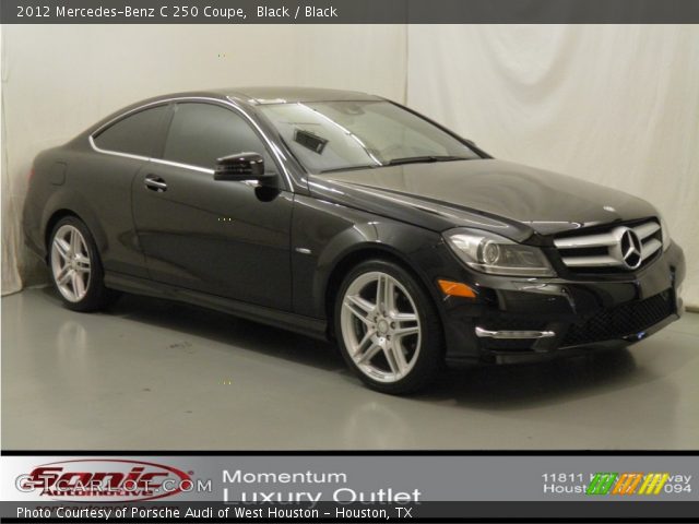 2012 Mercedes-Benz C 250 Coupe in Black