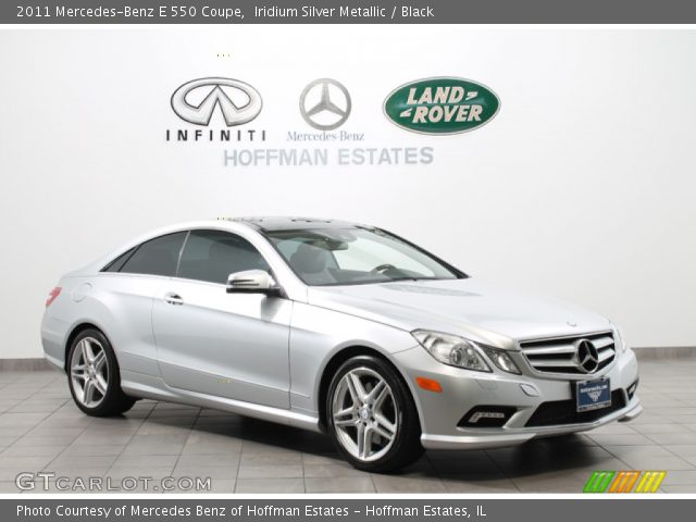 2011 Mercedes-Benz E 550 Coupe in Iridium Silver Metallic