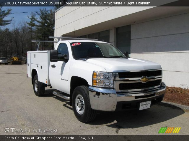 2008 Chevrolet Silverado 3500HD Regular Cab Utility in Summit White