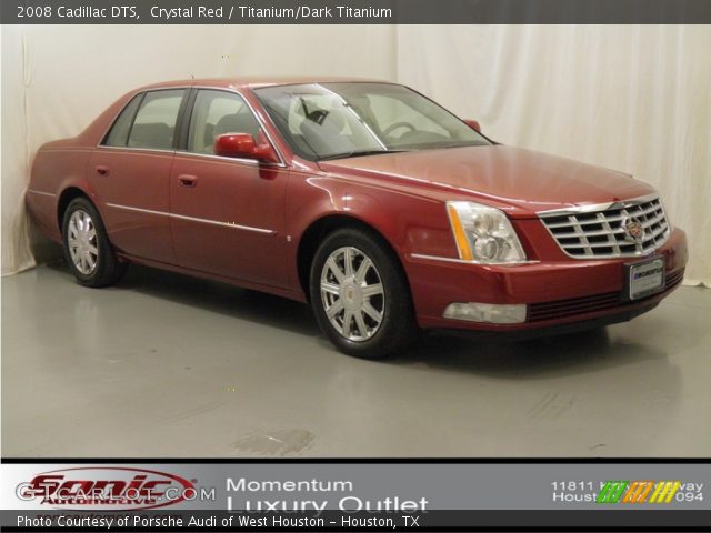 2008 Cadillac DTS  in Crystal Red