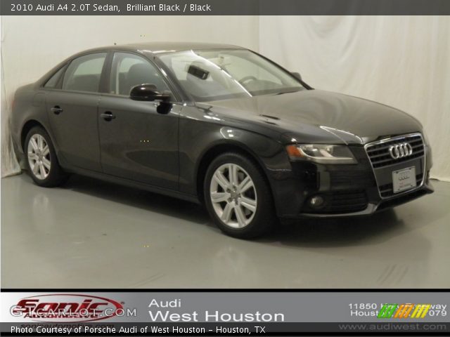 2010 Audi A4 2.0T Sedan in Brilliant Black