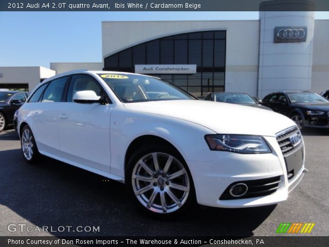 2012 Audi A4 2.0T quattro Avant in Ibis White