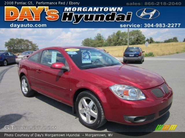 2008 Pontiac G5  in Performance Red