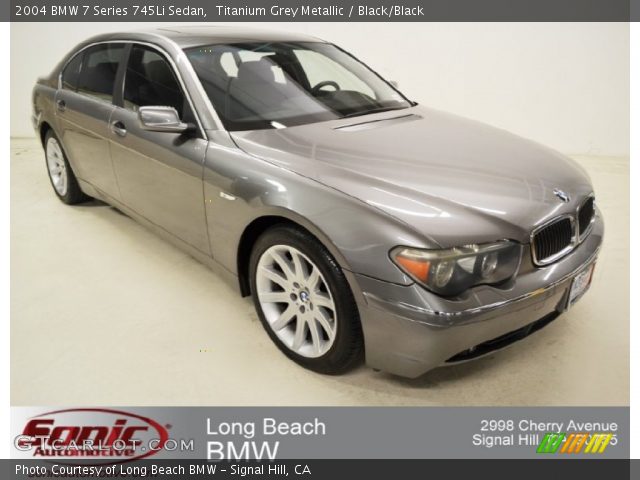 2004 BMW 7 Series 745Li Sedan in Titanium Grey Metallic