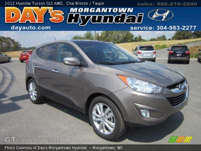 2012 Hyundai Tucson GLS AWD in Chai Bronze