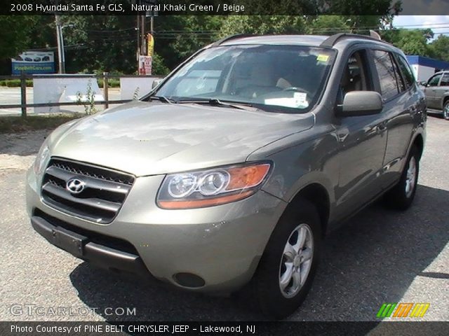 2008 Hyundai Santa Fe GLS in Natural Khaki Green