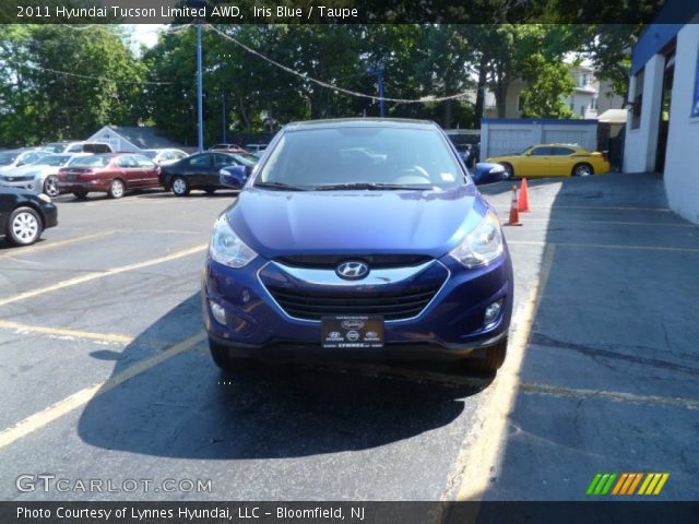 2011 Hyundai Tucson Limited AWD in Iris Blue