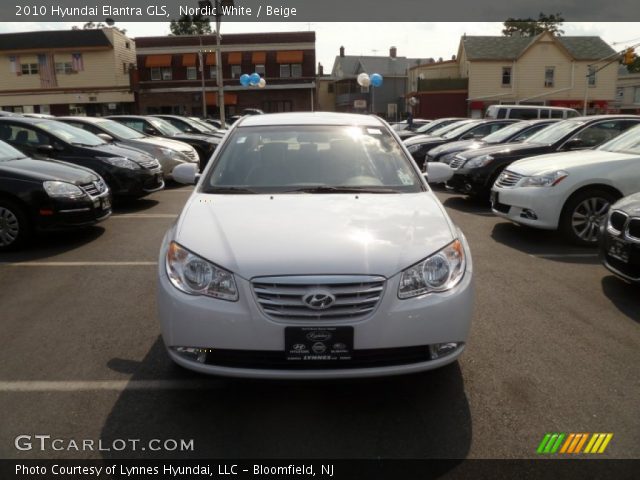 2010 Hyundai Elantra GLS in Nordic White